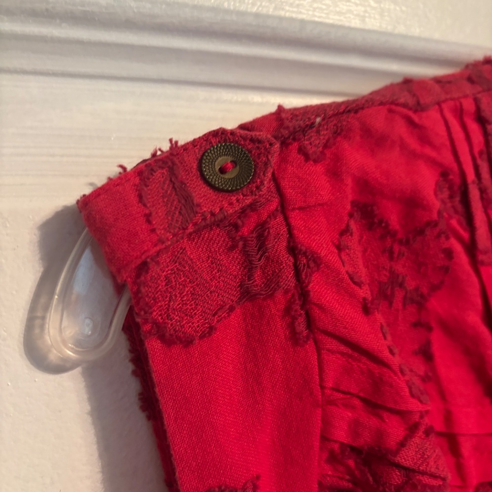 Anthropologie Sleeveless Wrap Top – Red Motif - Picture 8 of 8